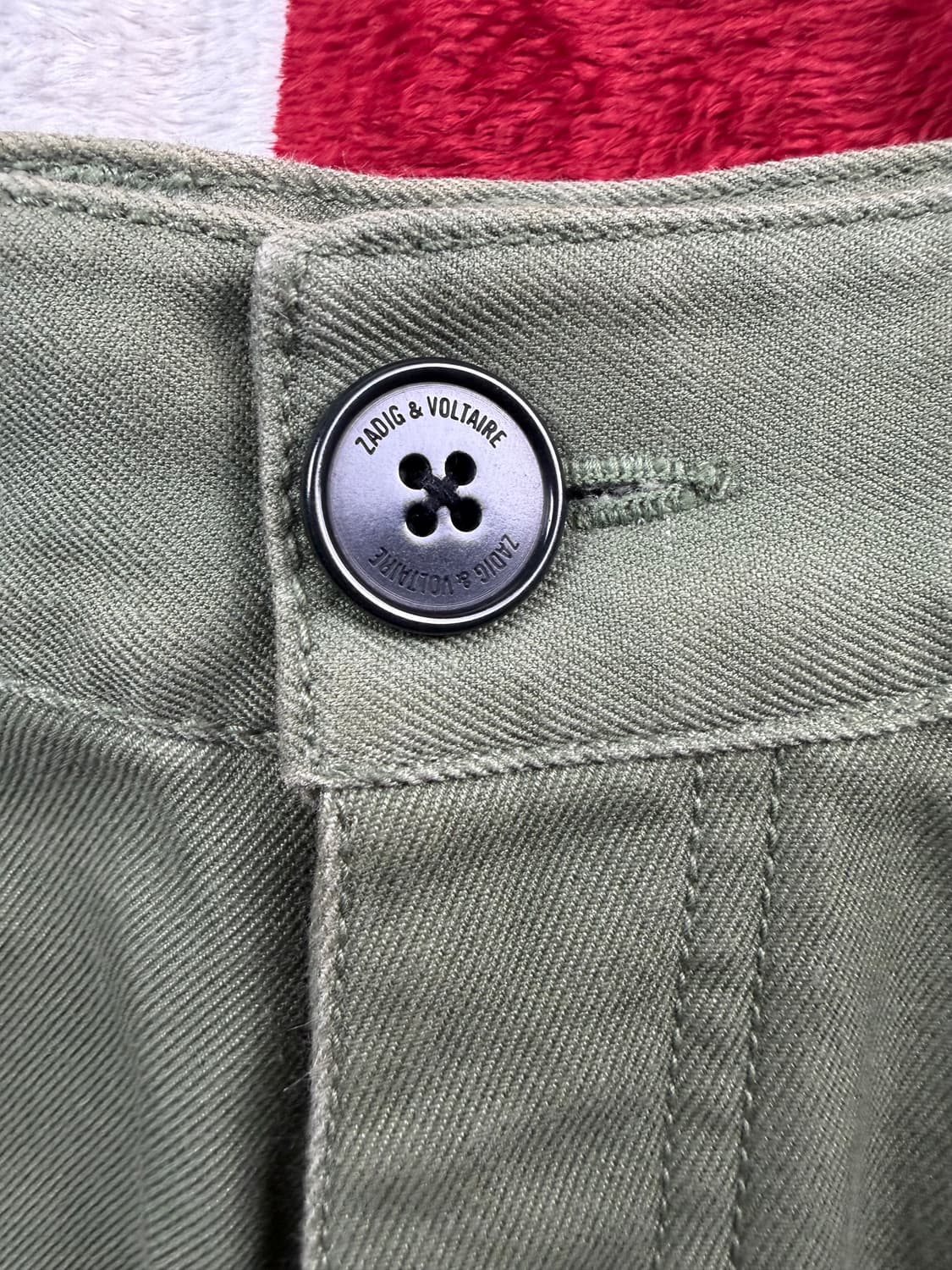 쟈딕앤볼테르 정품 사이드 레이스업 쇼츠 카키 34 상품이미지6