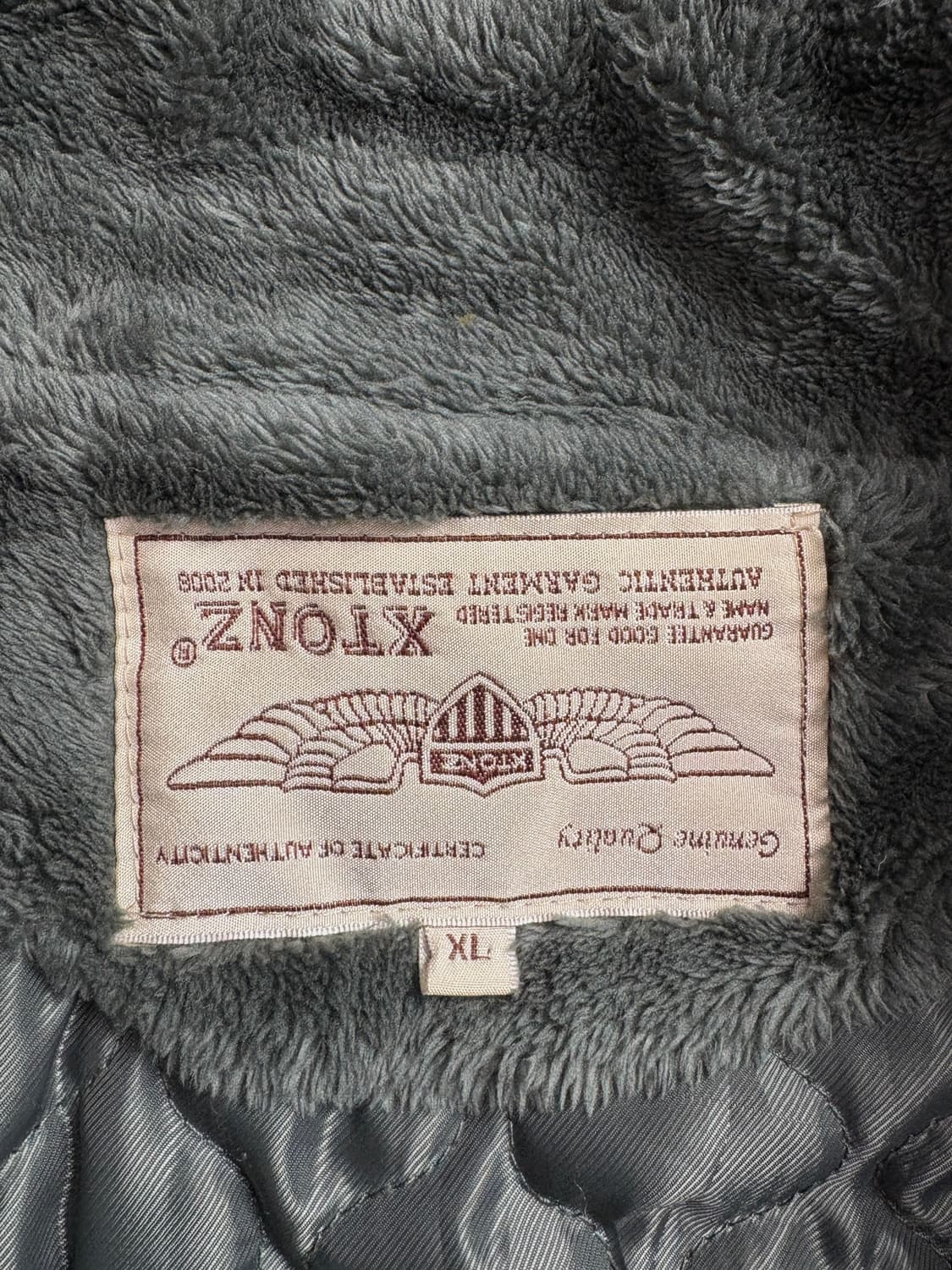 엑스톤즈 성조기 패치로고 쉐르파 플리스 자켓 2292 상품이미지3