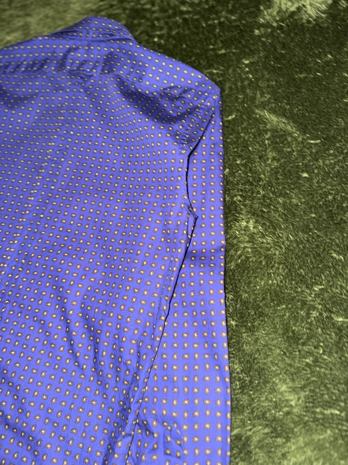 프레드페리 X 드레익스 버튼다운 페이즐리 셔츠 퍼플 상품이미지9