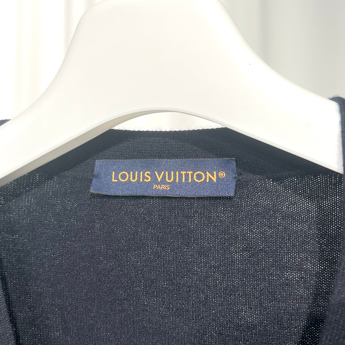 [정품] 루이비통 모노그램 믹스 캐시미어 가디건 블랙 블루 S사이즈 상품이미지3