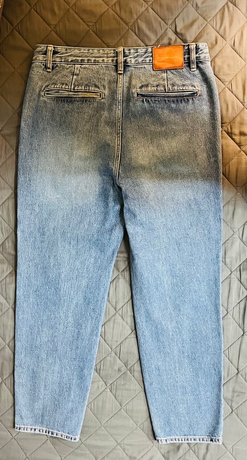 피스메이커 루즈핏 테이퍼드 데님 판매합니다 상품이미지2