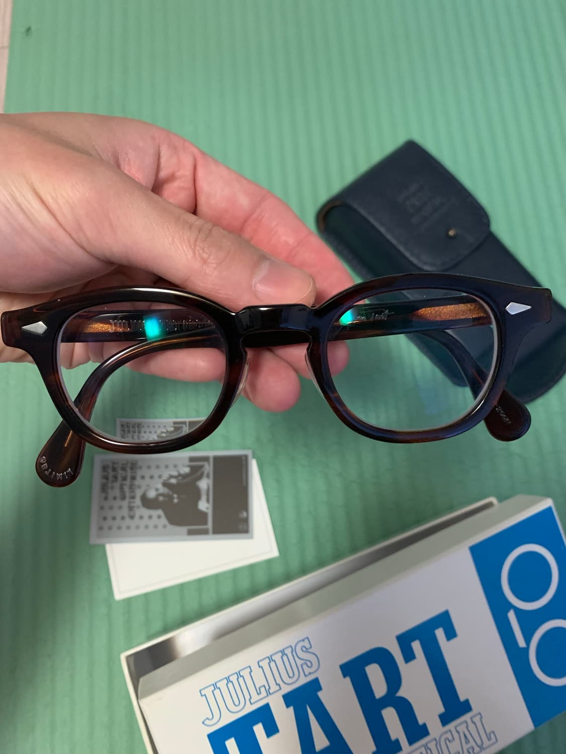 줄리어스 타르트 옵티컬 g.b.gafas 아넬 데미앰버 44x24 상품이미지2