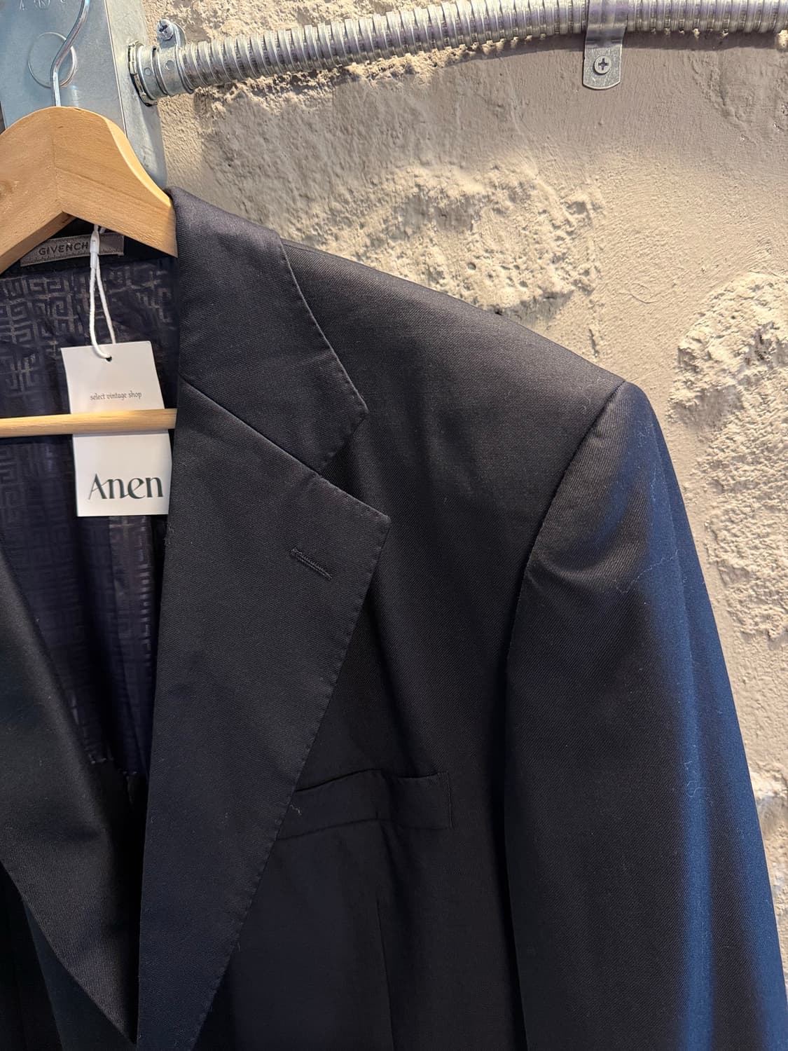 지방시 GIVENCHY MEN 울 싱글 블레이저 블랙 44R 상품이미지3