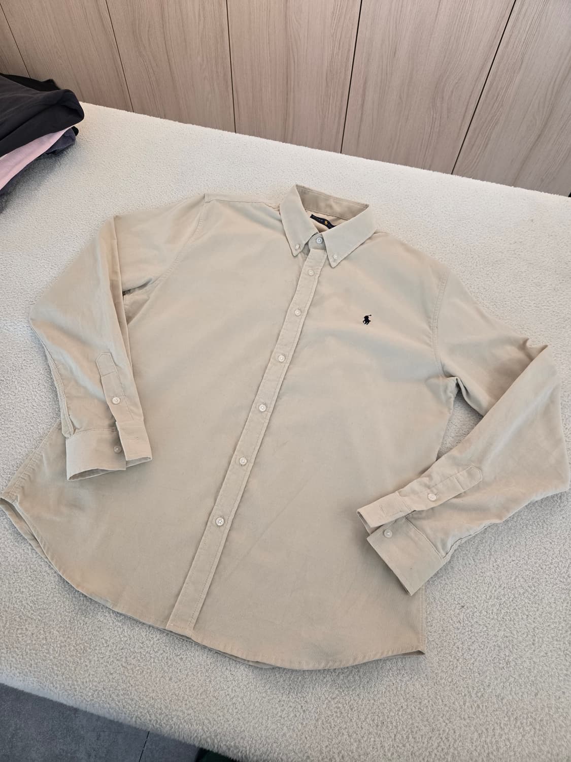 폴로 랄프로렌 베이지 셔츠 남방 L 상품이미지3