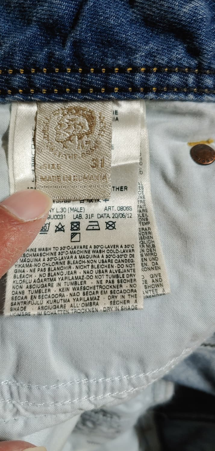 디젤 자티니 워싱데님 청바지 새상품 상품이미지6