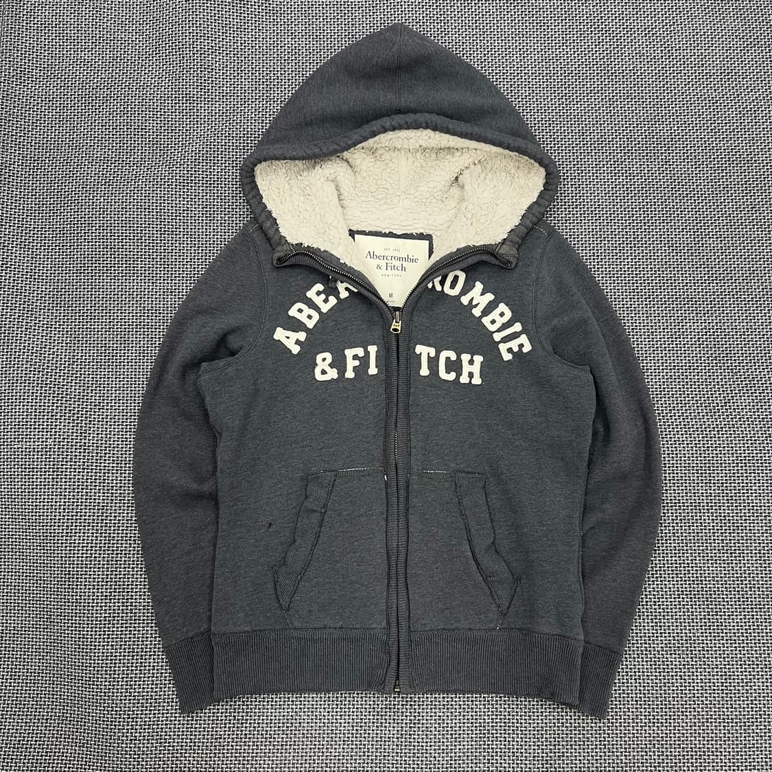 아베크롬비 그레이 울프죠 후드집업 상품이미지1