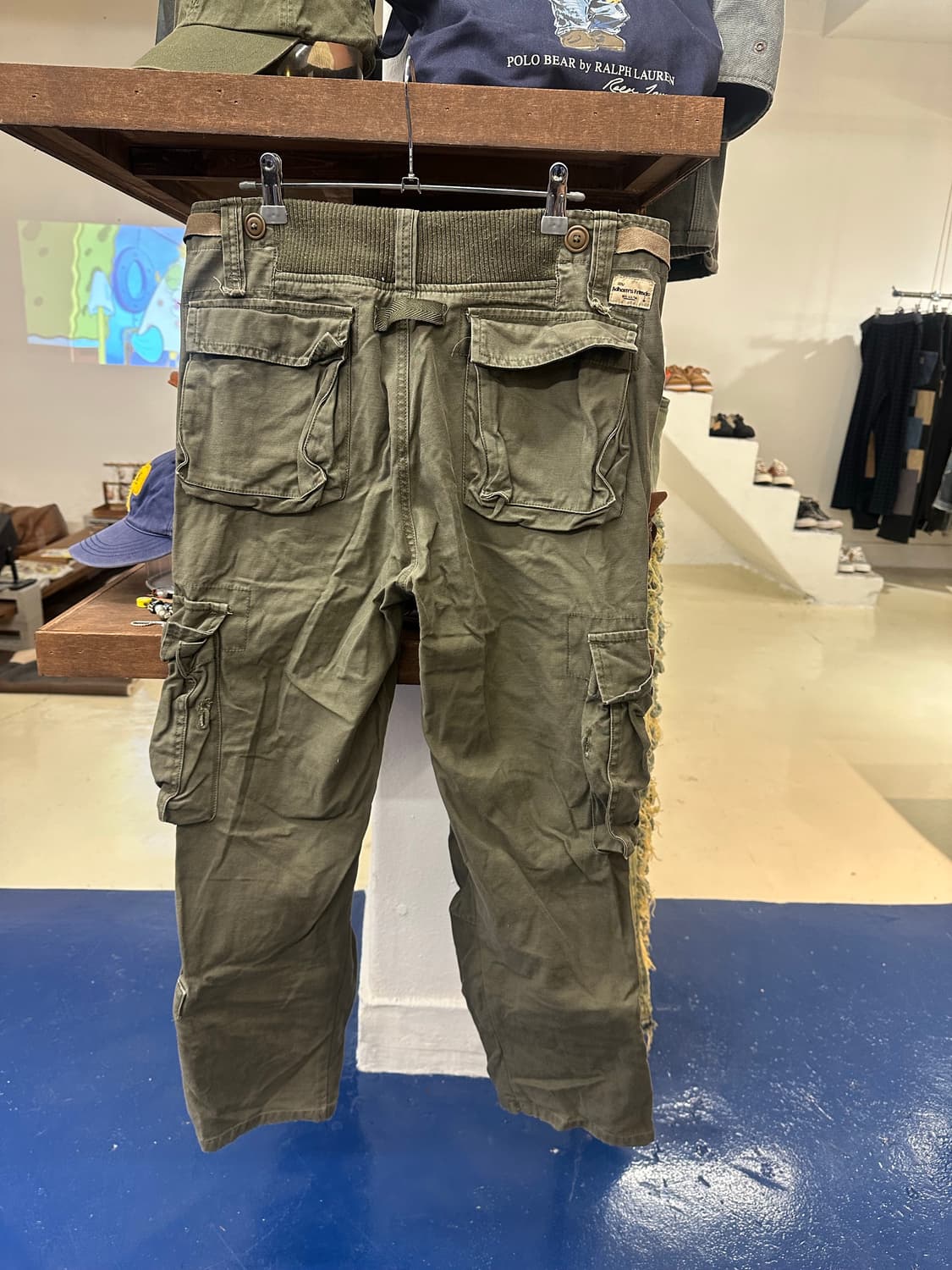 Adhams 카키 카고 팬츠 상품이미지6