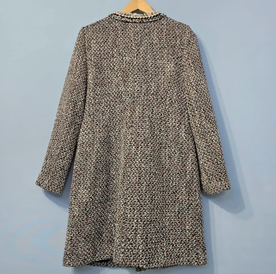 (새상품) LINE 슬림라인 트위드 롱자켓 ~66 상품이미지3