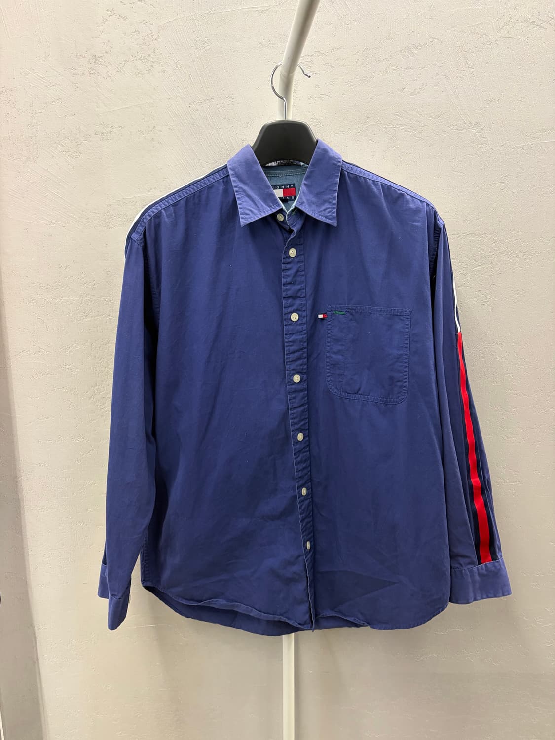 타미힐피거 네이비 셔츠 M/M 상품이미지2