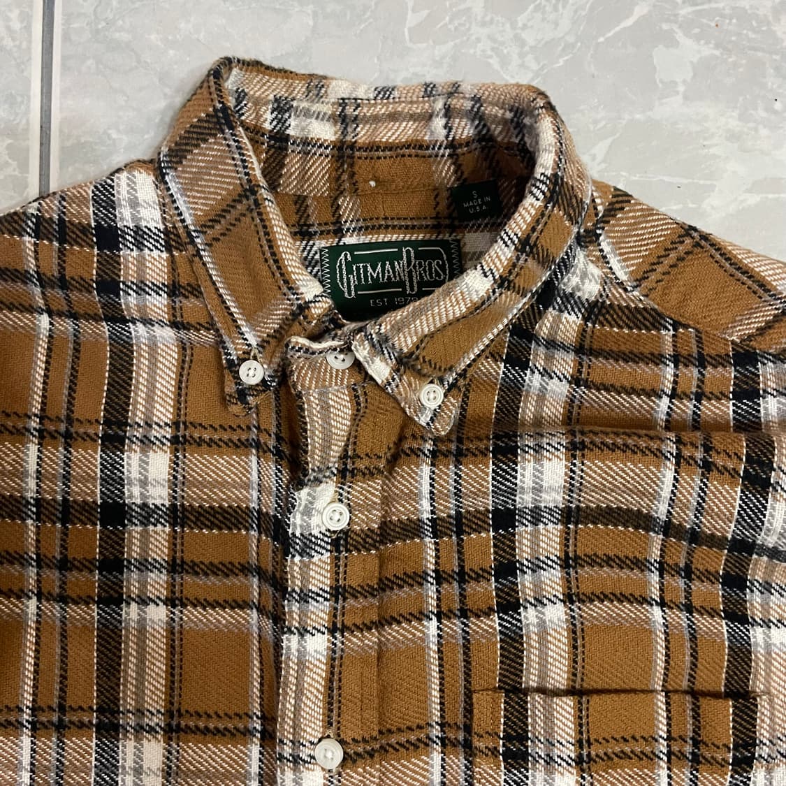 깃먼빈티지 체크셔츠 상품이미지2