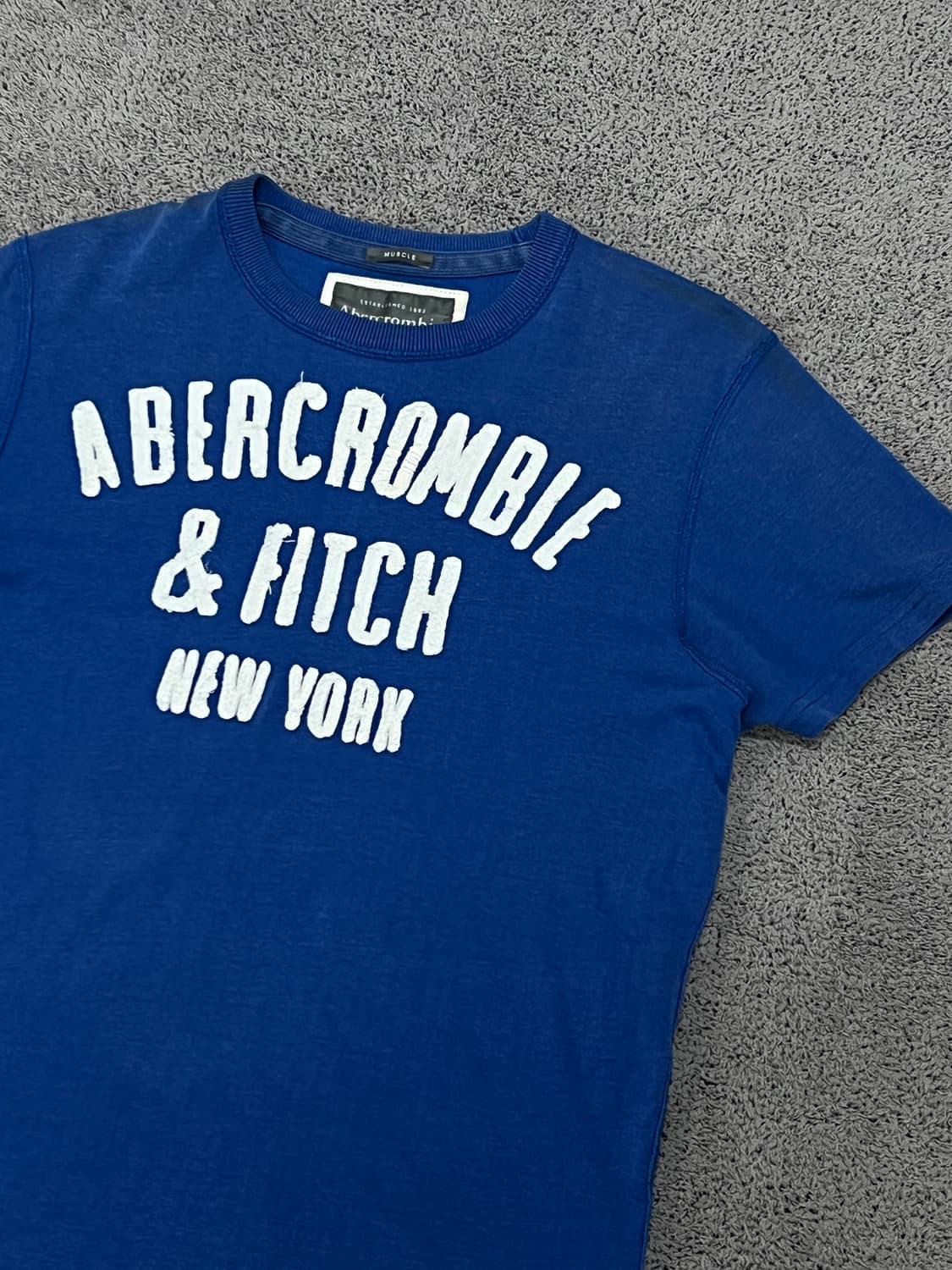 (S) 아베크롬비 빈팔 티 블루 상품이미지2