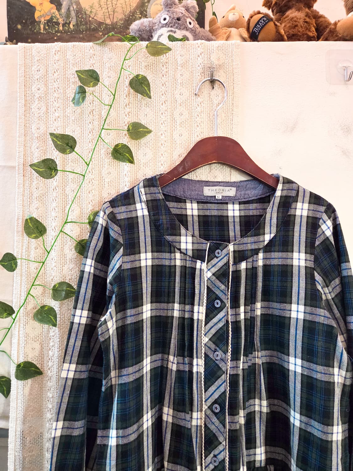 체크 모리 원피스 상품이미지2