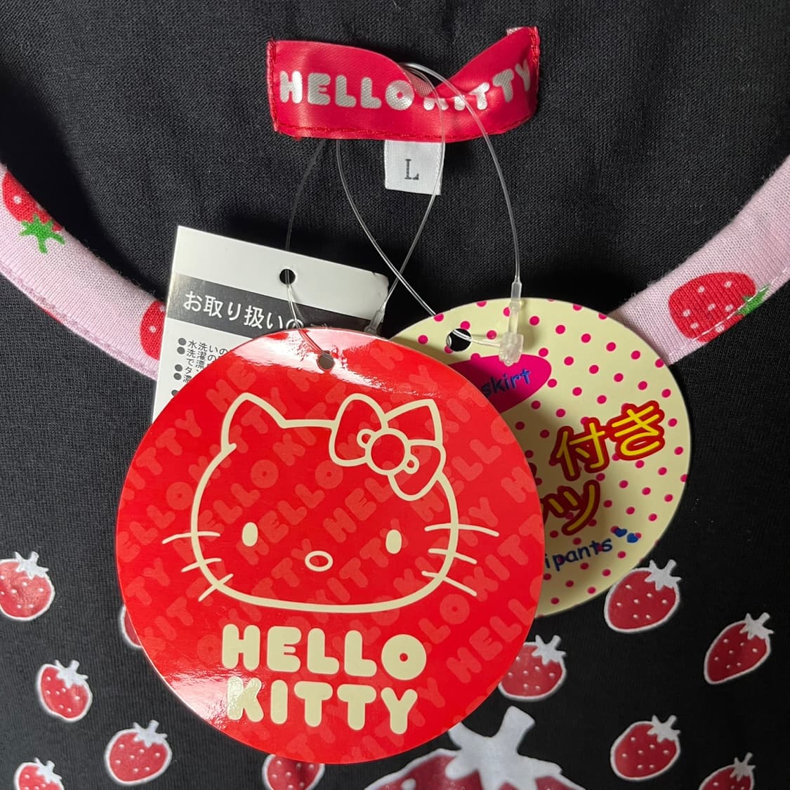 [Hello Kitty] 헬로키티 딸기 링거티셔츠 (새상품) 상품이미지5