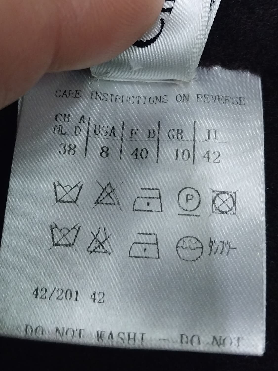 디올 버건디 롱 코트 상품이미지6