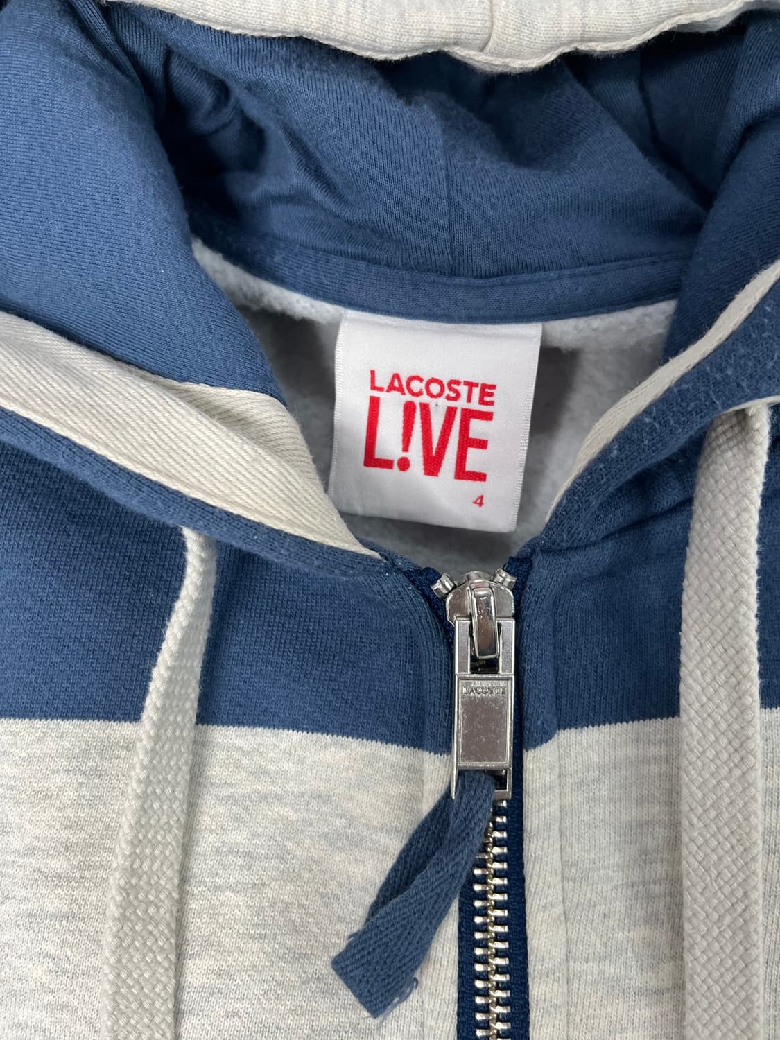 라코스테 라이브 스트라이프 후드집업 상품이미지4