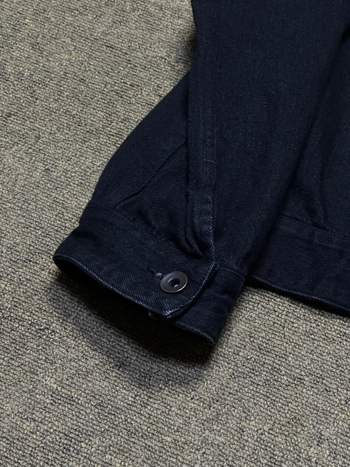 [2] 코모리 23fw 블랙 데님 자켓 상품이미지7