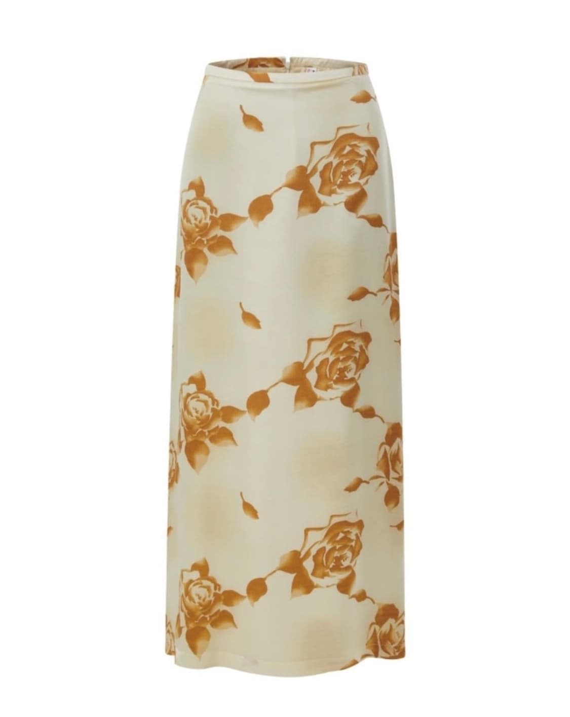 티크 ROSE SILK LONG SKIRT 상품이미지3