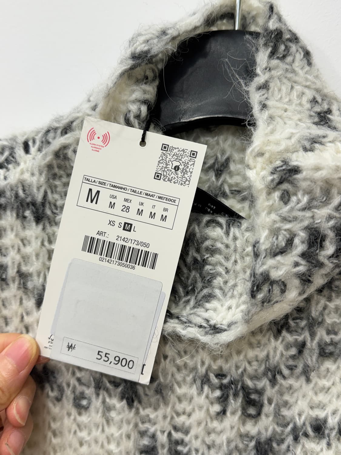 [자라] 하이넥 니트 슬리브리스, M (택있는 새상품) 상품이미지4