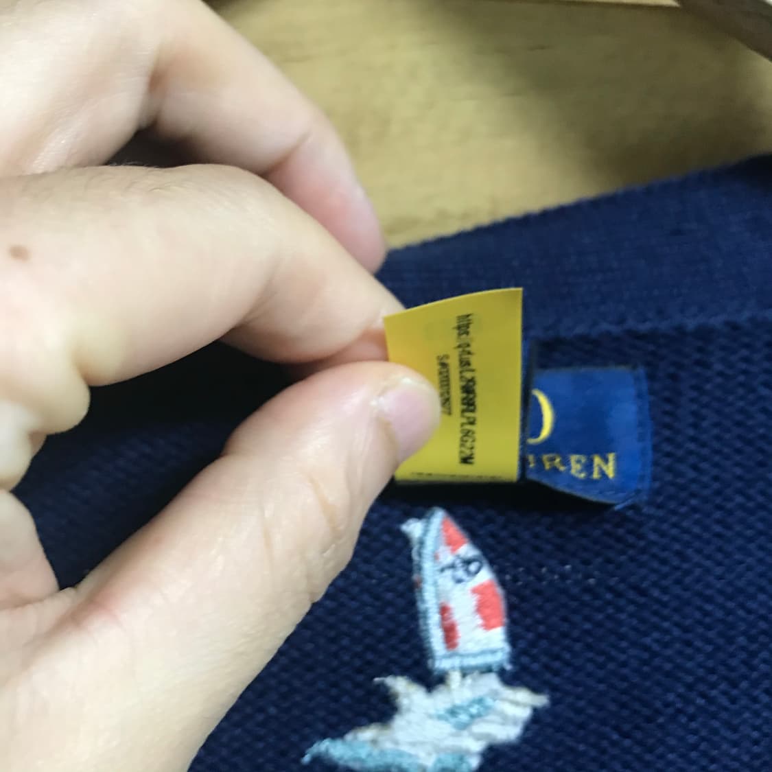 폴로 랄프로렌 노티컬 브이넥 가디건 상품이미지6