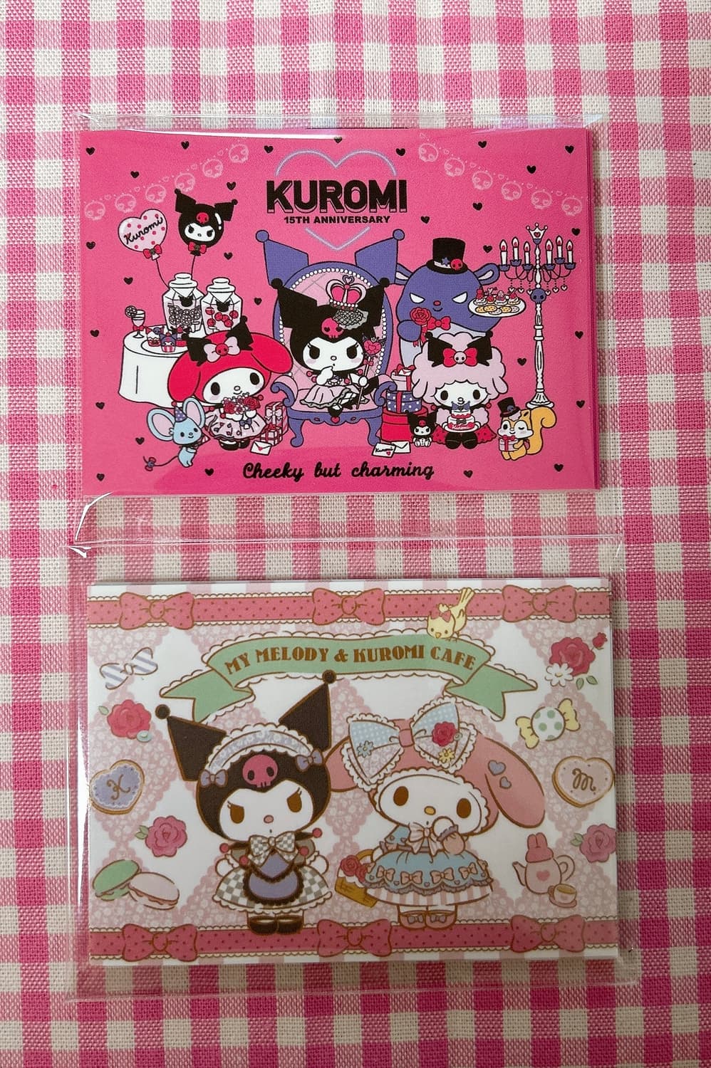 쿠로미+마이멜로디 도무송 마감 스티커 80장 상품이미지1