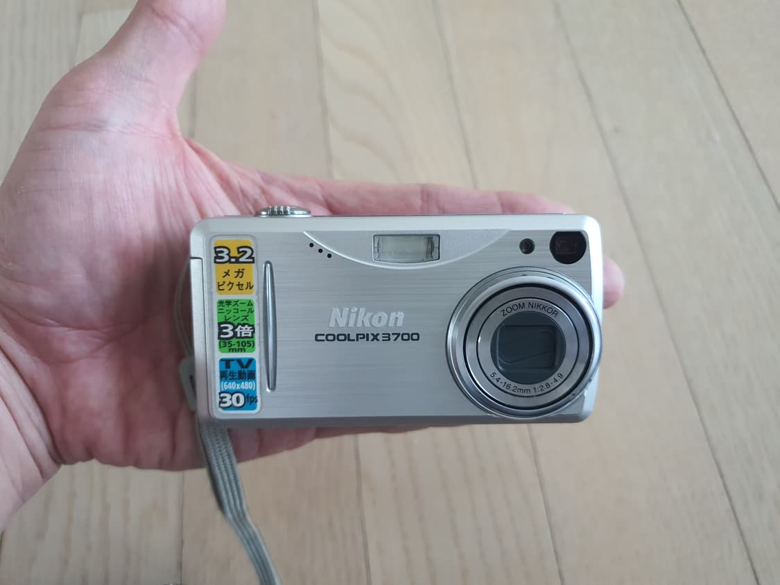 니콘 쿨픽스 3700 빈티지 y2k 디카 소형 디지털 카메라 상품이미지10