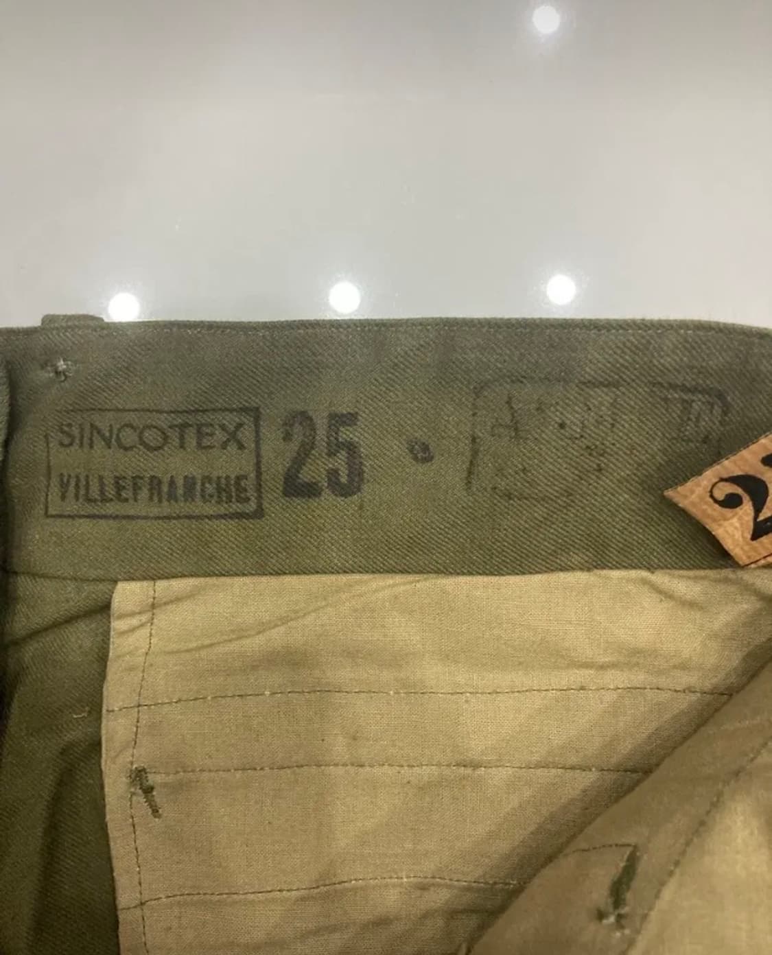 [데드스탁]오리지널 50s 프랑스군 m47 팬츠 상품이미지4