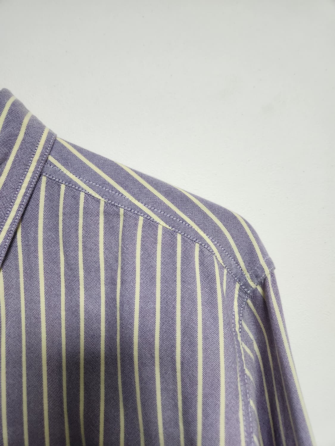 챕스Chaps 스트라이프 코튼 셔츠 M - S216 상품이미지3