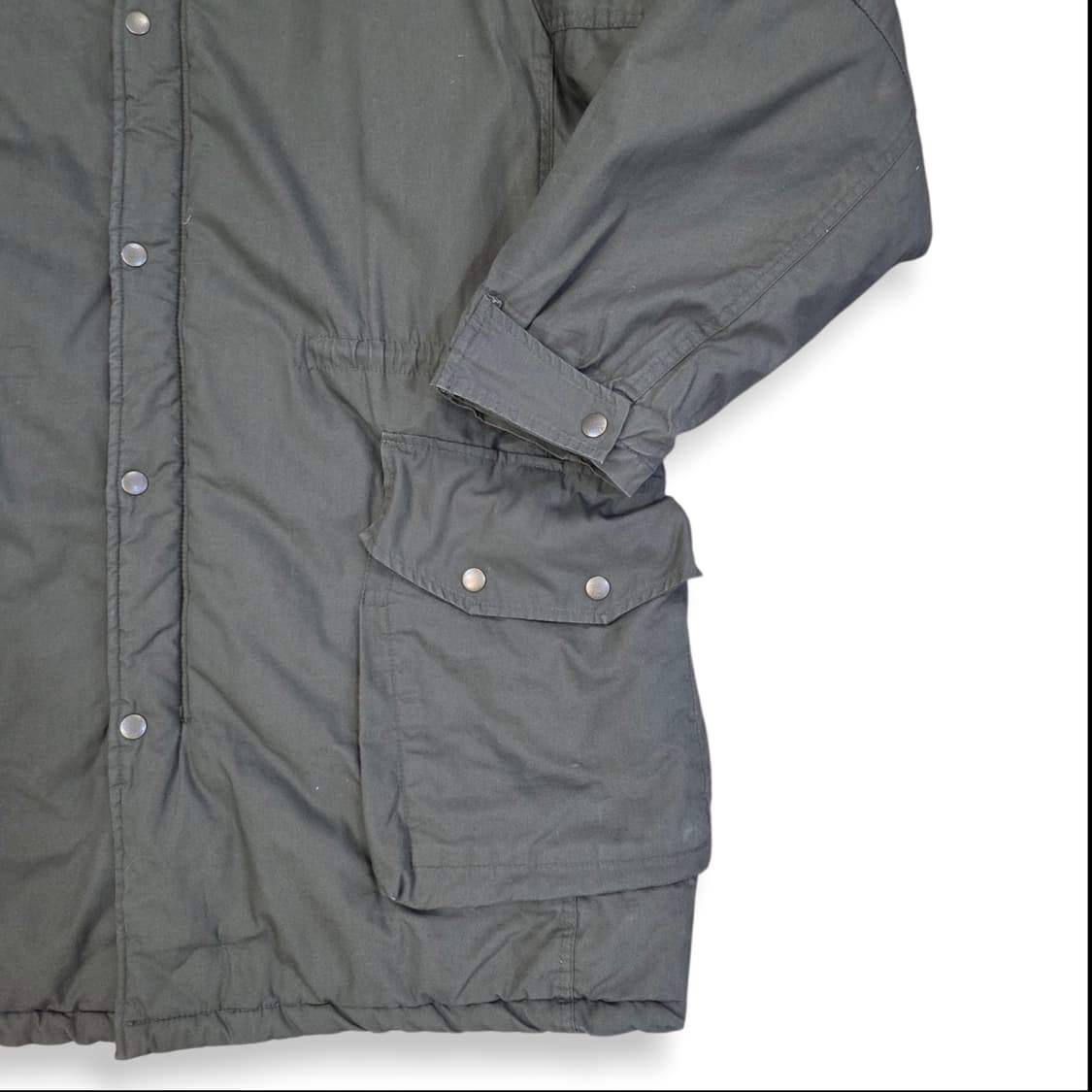 KING STOOL CO. 킹스툴 남자 오버핏 누빔 개파카 야상누빔패딩 상품이미지5