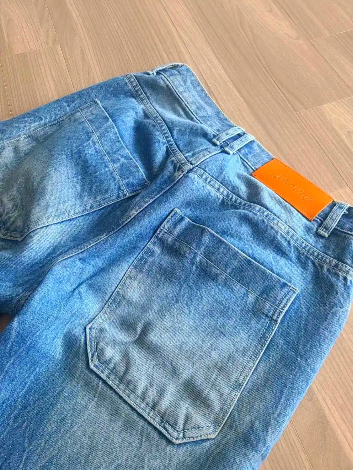 [S]애프터 프레이 슬래시 썬더 워시드 데님 진스 상품이미지7