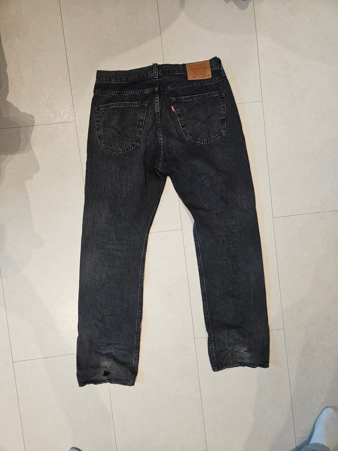 리바이스 501 흑청 34 32 상품이미지3