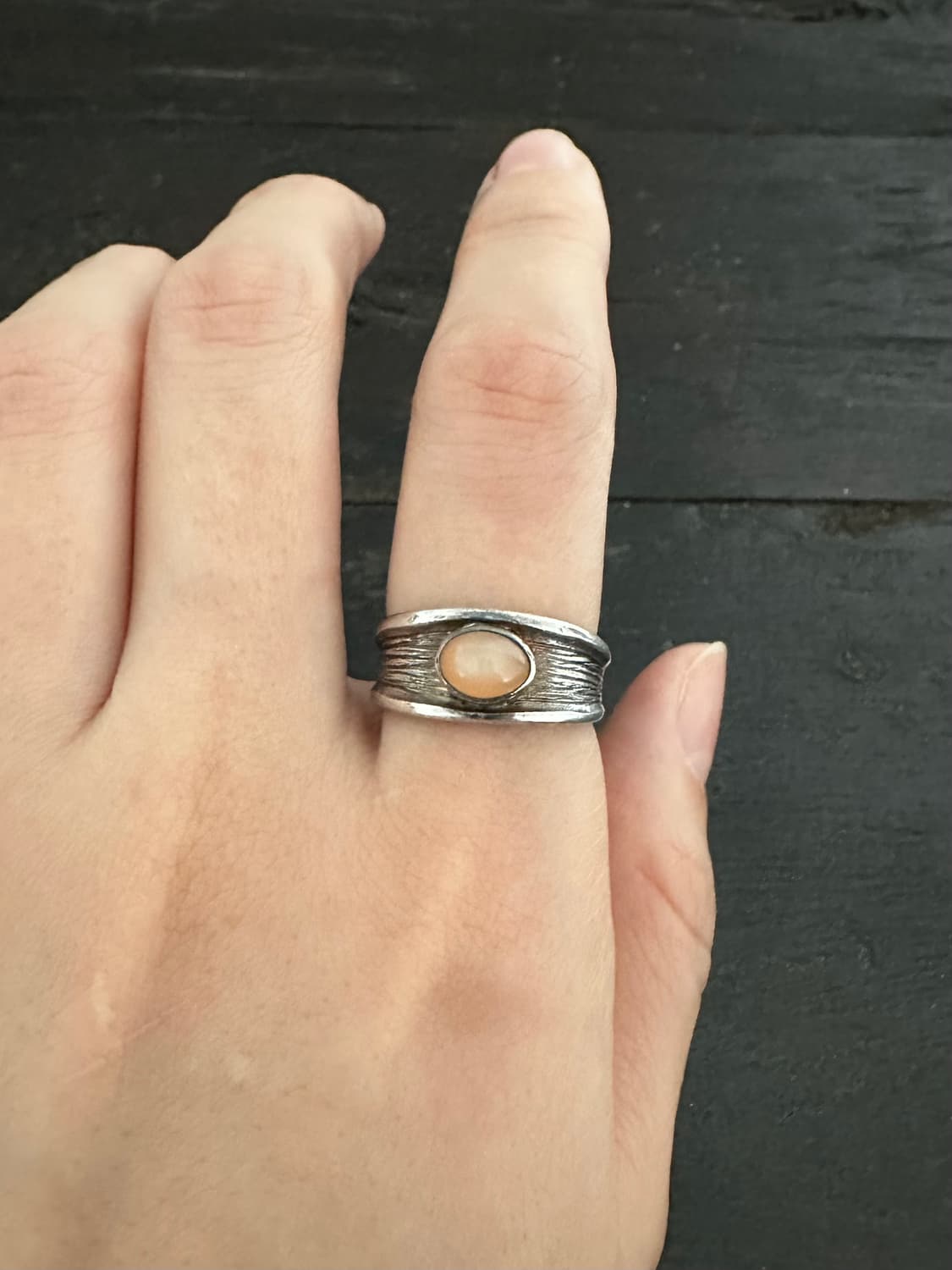 orange moonstone 925silver rin 상품이미지6