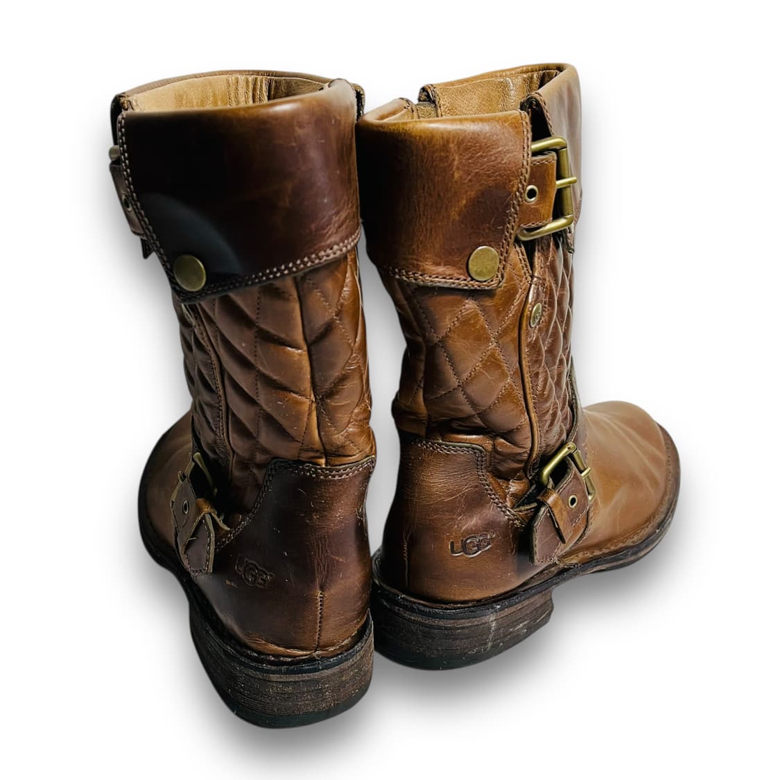 UGG Conor Brown Leather Mid Boots 상품이미지7