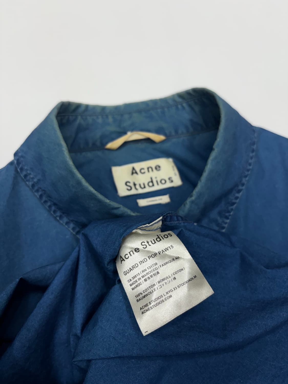 Acne 아크네스튜디오 블루 투포켓 셔츠 상품이미지8