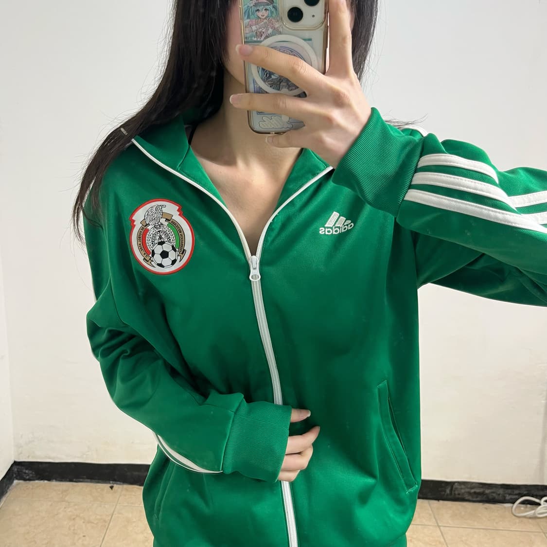 Adidas green Mexico jersey 상품이미지3