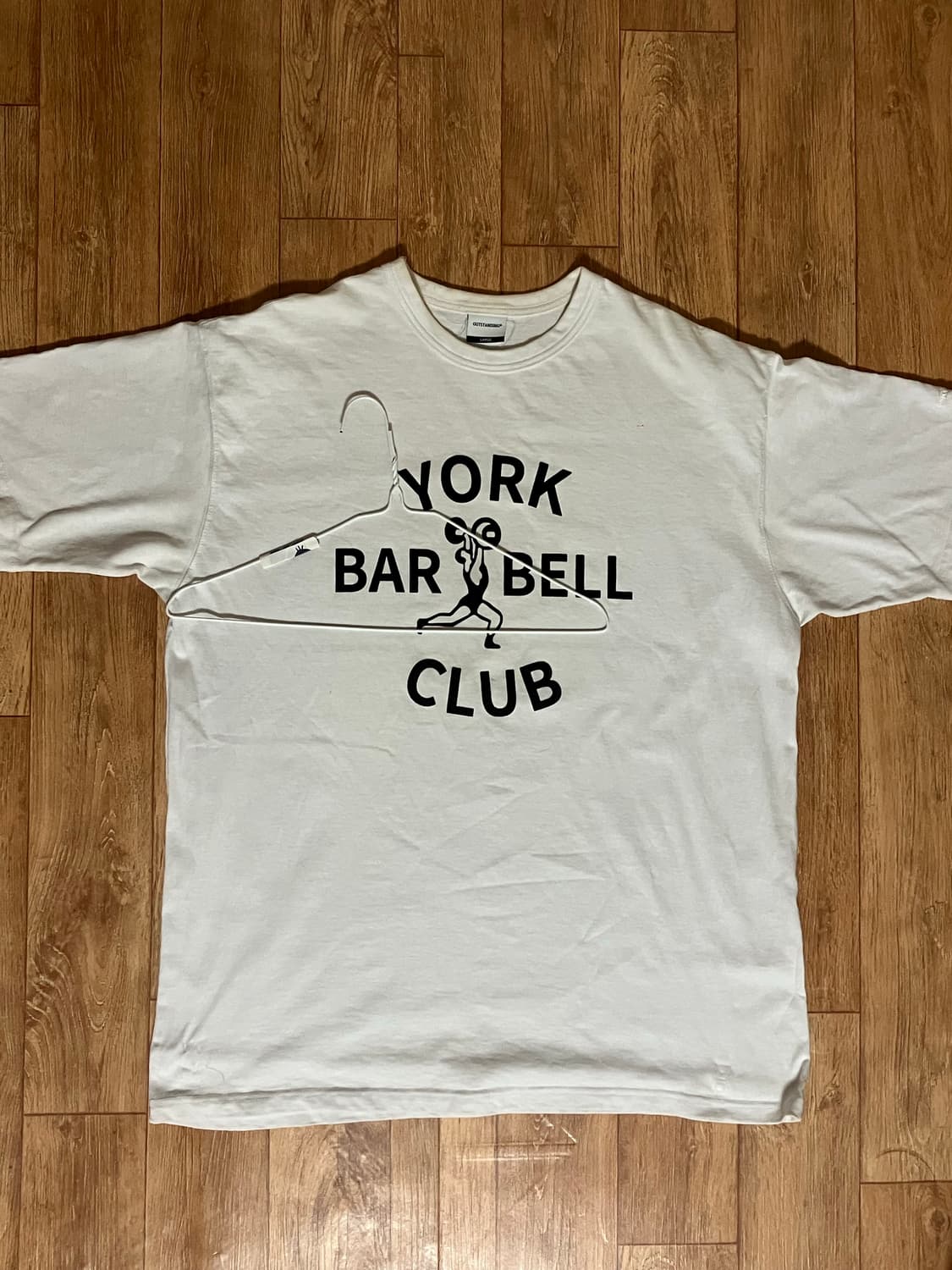 아웃스탠딩 - ATH 바벨 티셔츠 (화이트) 상품이미지4