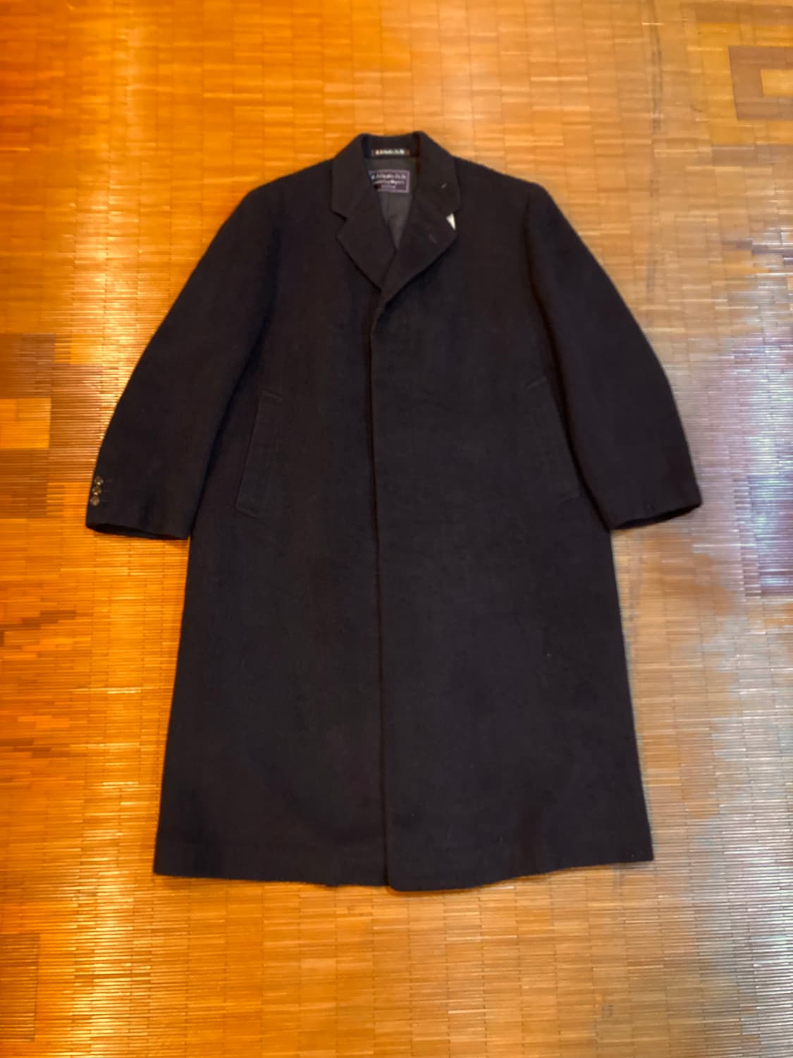 JPN vtg 싱글 캐시미어 코트 상품이미지3