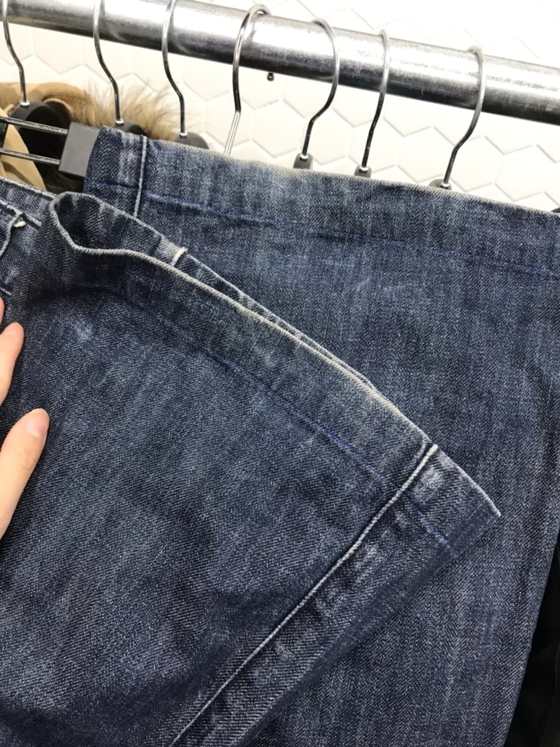 VTG 워싱 데님 카고팬츠 상품이미지7
