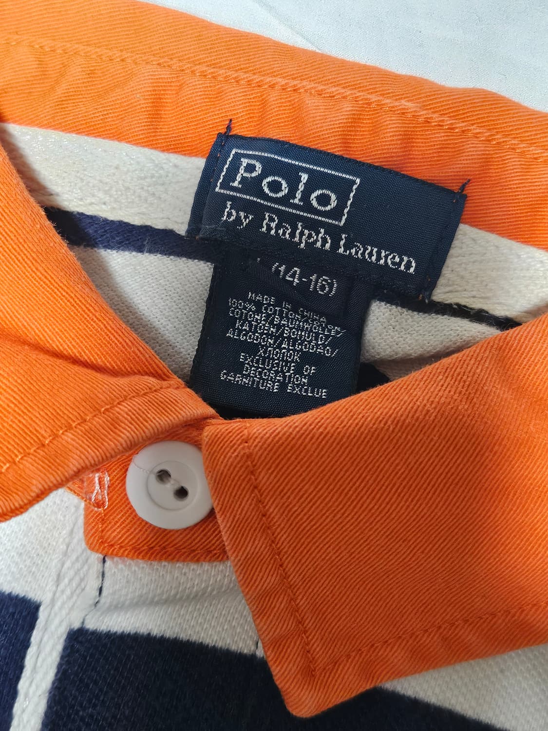 폴로랄프로렌 핀터깔 빅포니 럭비티 카라티 M 상품이미지3