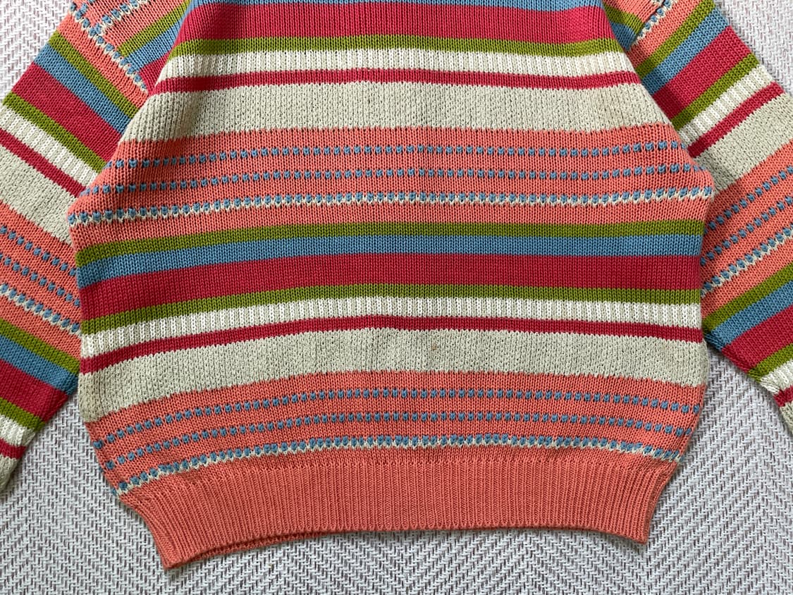 빈티지 cam 멀티컬러 코튼 가디건 상품이미지10