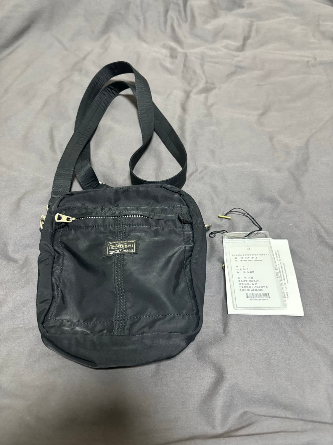 포터 마일 숄더백 블랙 상품이미지3
