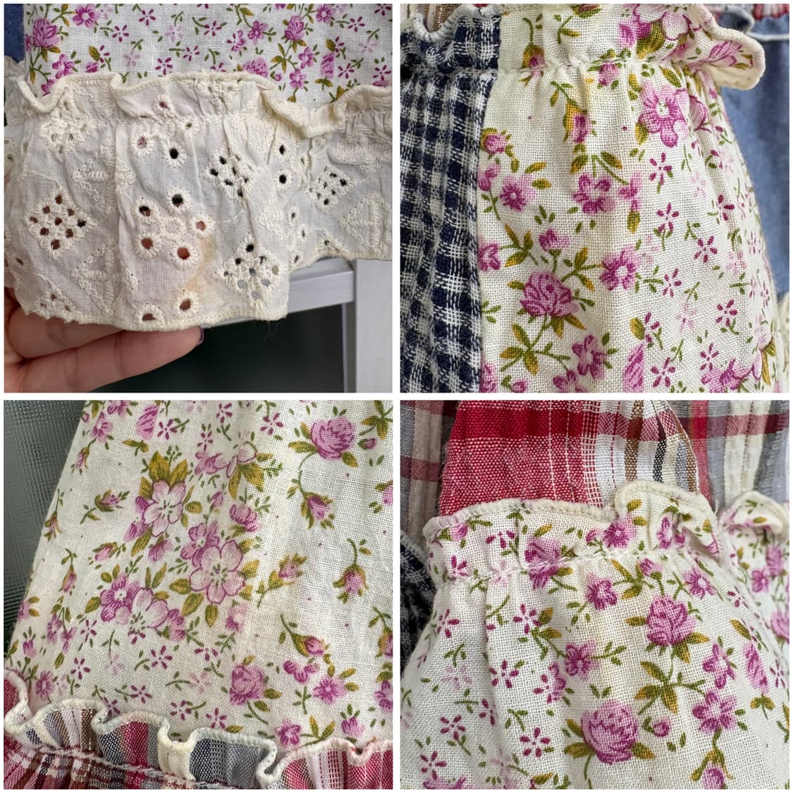 데님 패치 스커트 상품이미지7