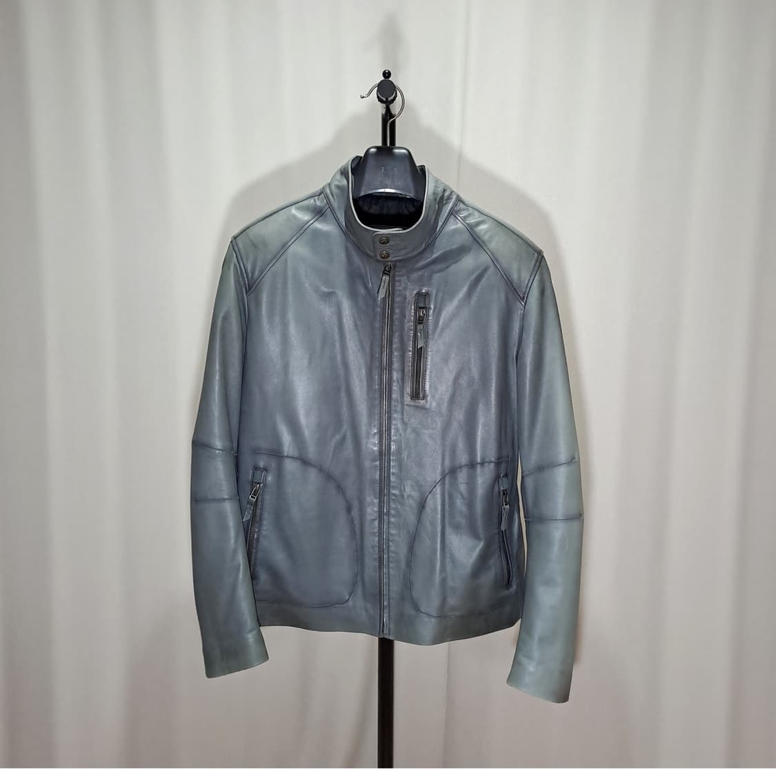 (택포) 내츄럴 메드 인 터키 오일워싱 양가죽 자켓 XL B423 상품이미지1