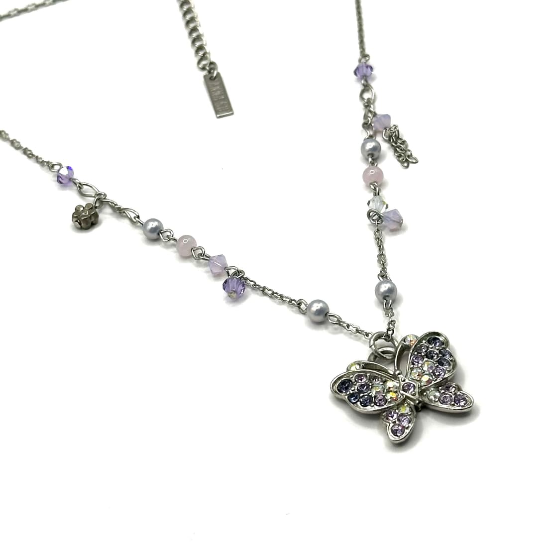 Annasui purple butterfly necklace 상품이미지3
