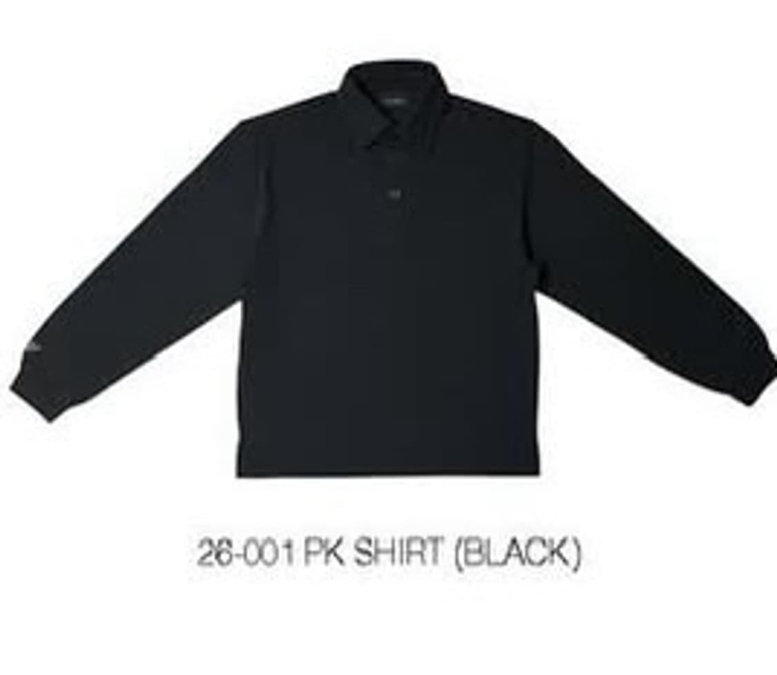지초이 컴포트 26-001 PK SHIRT 피케 티셔츠 블랙 상품이미지1