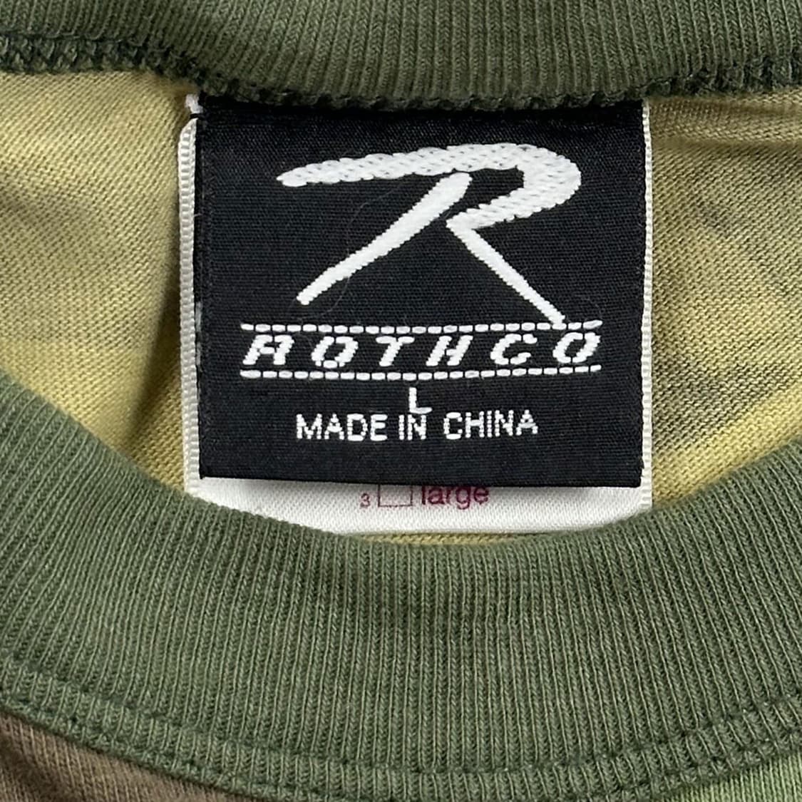 VTG 빈티지 로스코 카모 반팔 티셔츠 (L) 상품이미지4