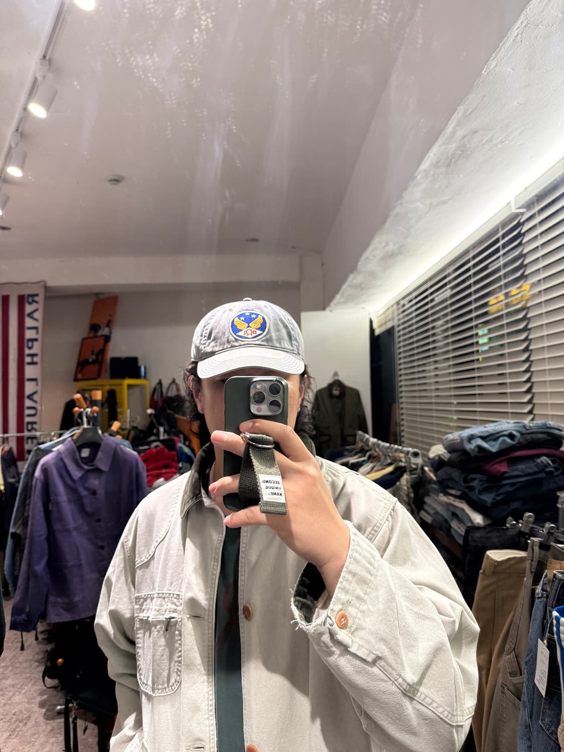 RRL 가먼트 다이 트윌 볼캡 상품이미지8