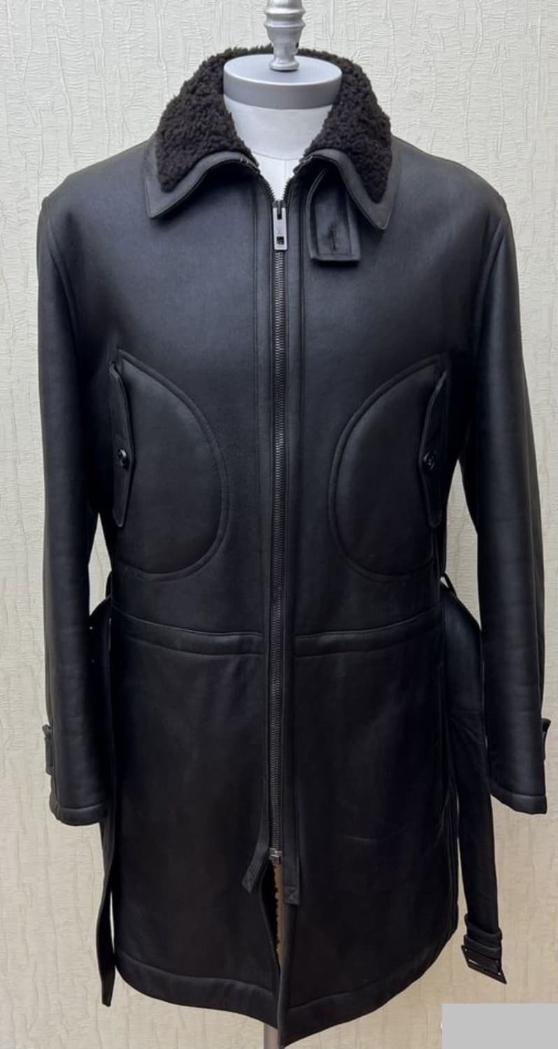 루이비통 벨티드 코트(무통-쉽스킨 레더)56 사이즈-해외발송 상품이미지2