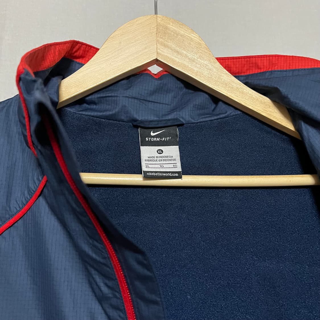 나이키 USA 바람막이 네이비/레드 XL 상품이미지4