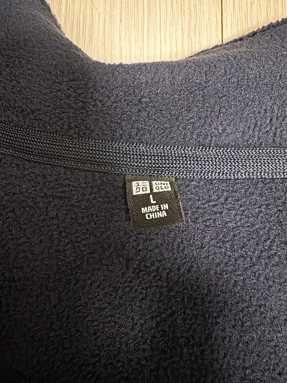 유니클로 후리스 네이비 L 상품이미지2