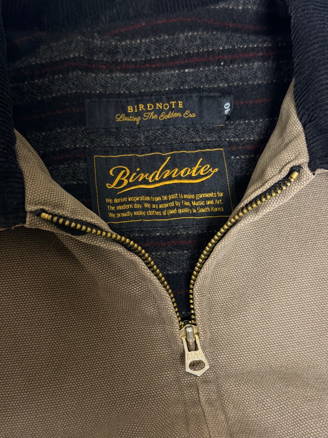 버드노트 파이브 포인츠 헤비 덕 자켓 그레이 상품이미지6